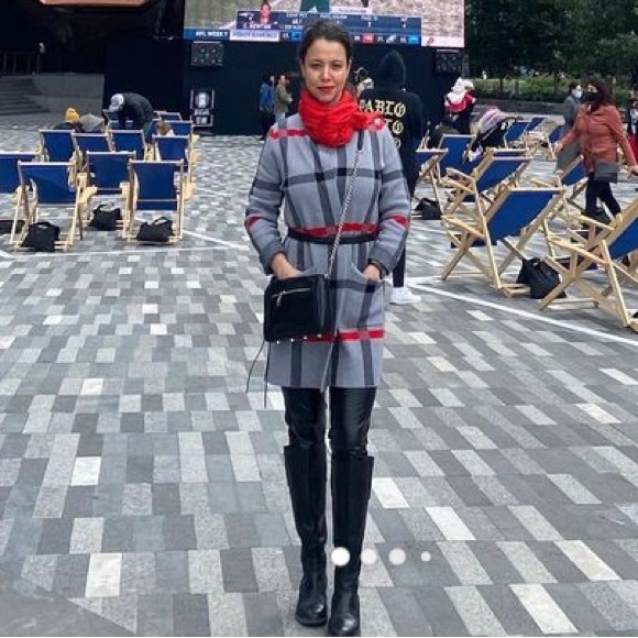 TAHARI Open Front Long Cardigan Size M Grey Black Red - Picture 5 of 7